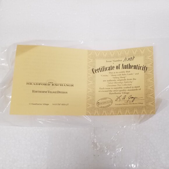 Silver Blessings Nativity Christmas Tree Collection Creche Nativity Stable - Picture 9 of 11